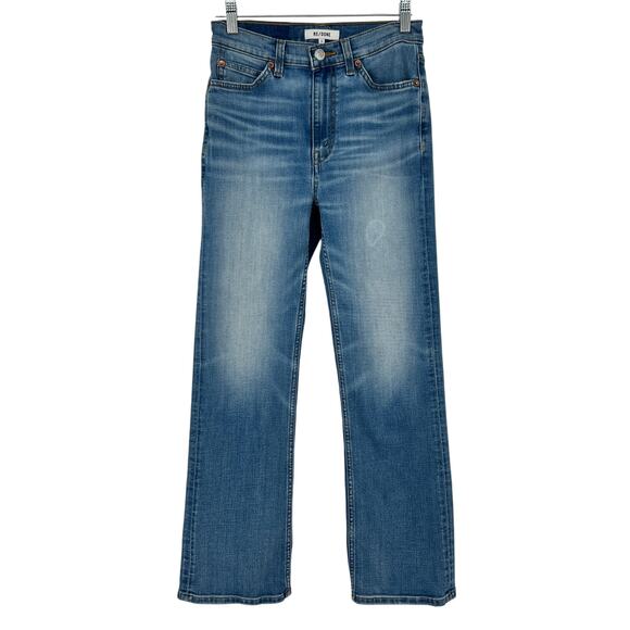 RE/DONE Jeans 70s Crop Boot Womens 25 West Coast Fade Denim FLAW Bootcut Cropped - Picture 1 of 14